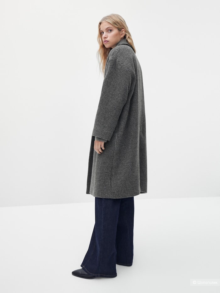 Пальто в клетку Massimo Dutti M