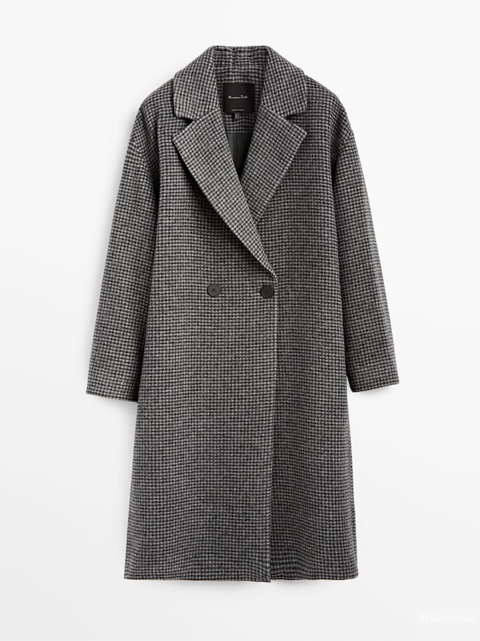 Пальто в клетку Massimo Dutti M