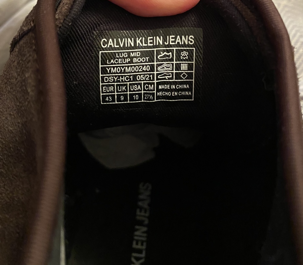 Ботинки Calvin Klein jeans, 43