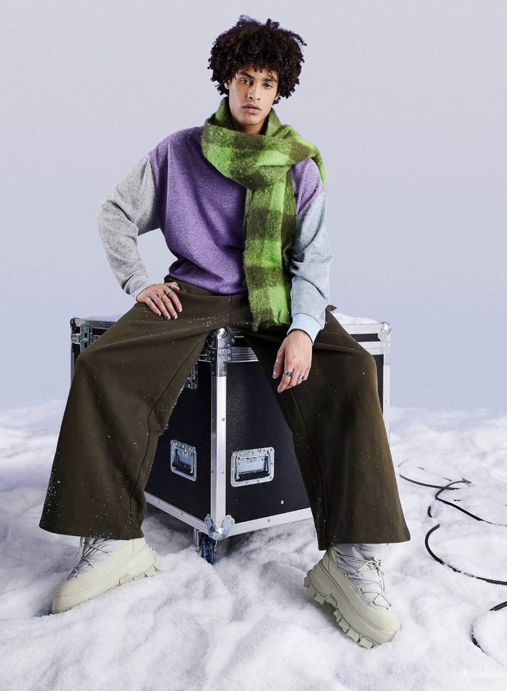 Лонглив ASOS DESIGN (L, oversized)