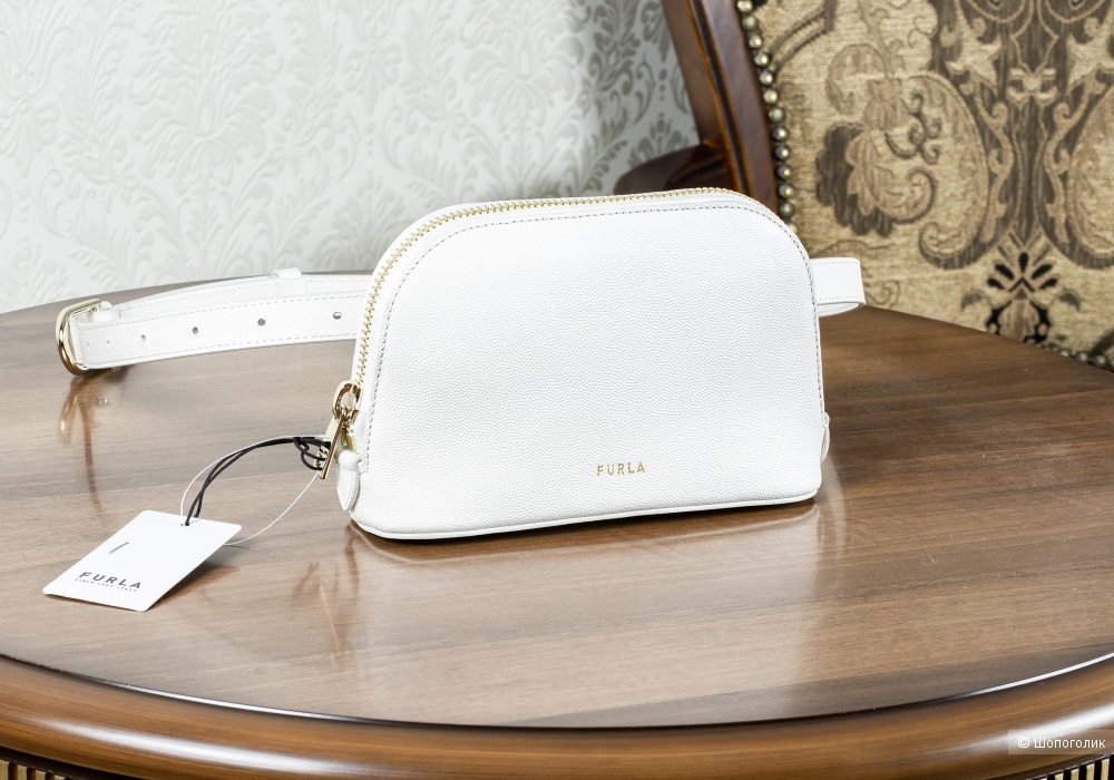 Сумка женская, поясная, - Furla "Code", small.