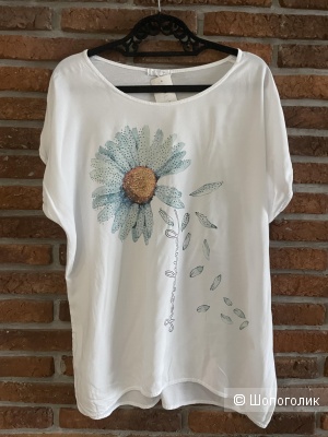 Блуза футболка Flower tiffany italy,46-54
