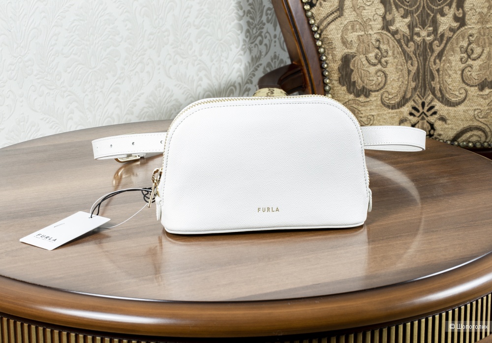 Сумка женская, поясная, - Furla "Code", small.