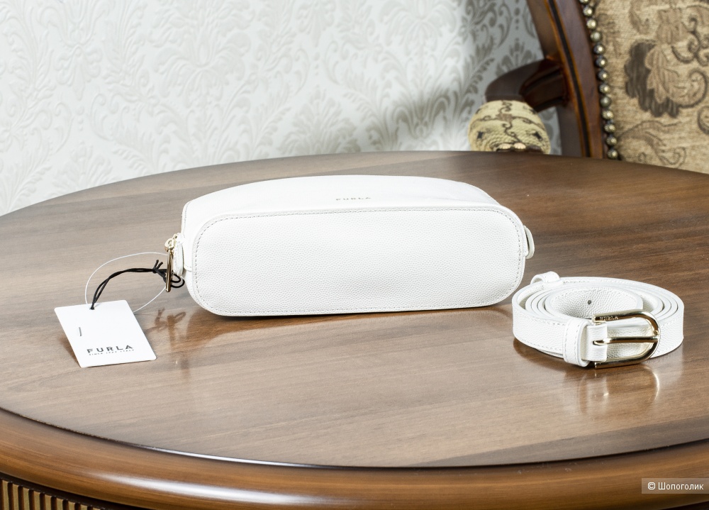 Сумка женская, поясная, - Furla "Code", small.