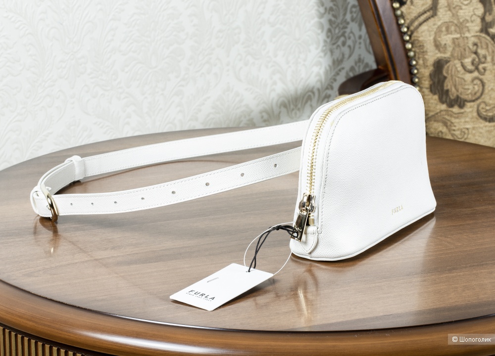 Сумка женская, поясная, - Furla "Code", small.