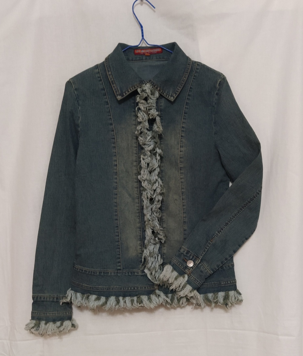 Джинсовая куртка- рубашка F.D.E. jeans, L, M