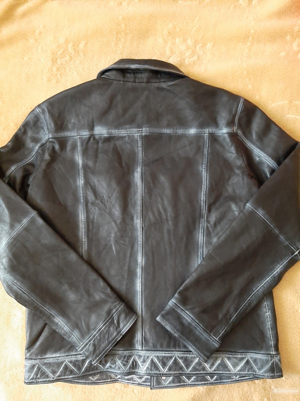 Кожаная куртка  ROCkDENIM  размер 50-52