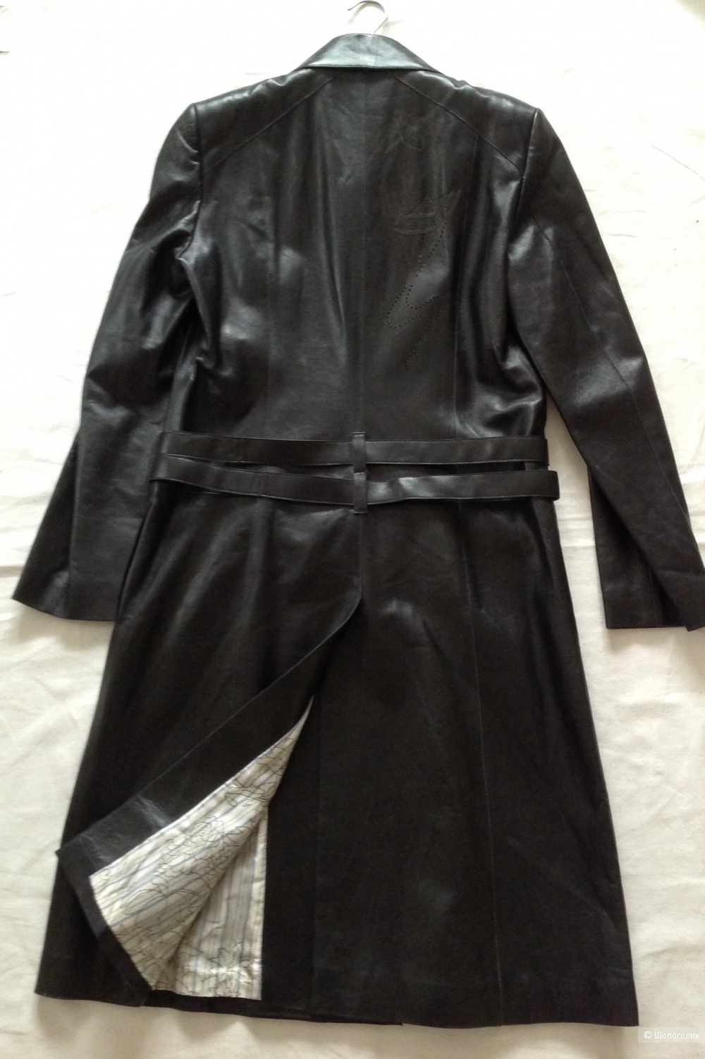 Кожаное пальто KENZO, размер 42, на 44-46-48