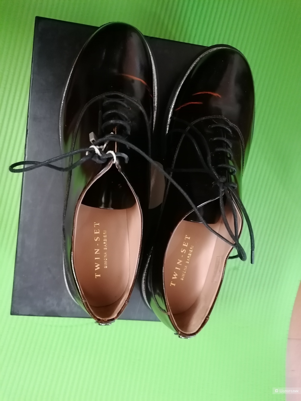 Кожаные туфли TWINSET Simona Barbieri размер 40