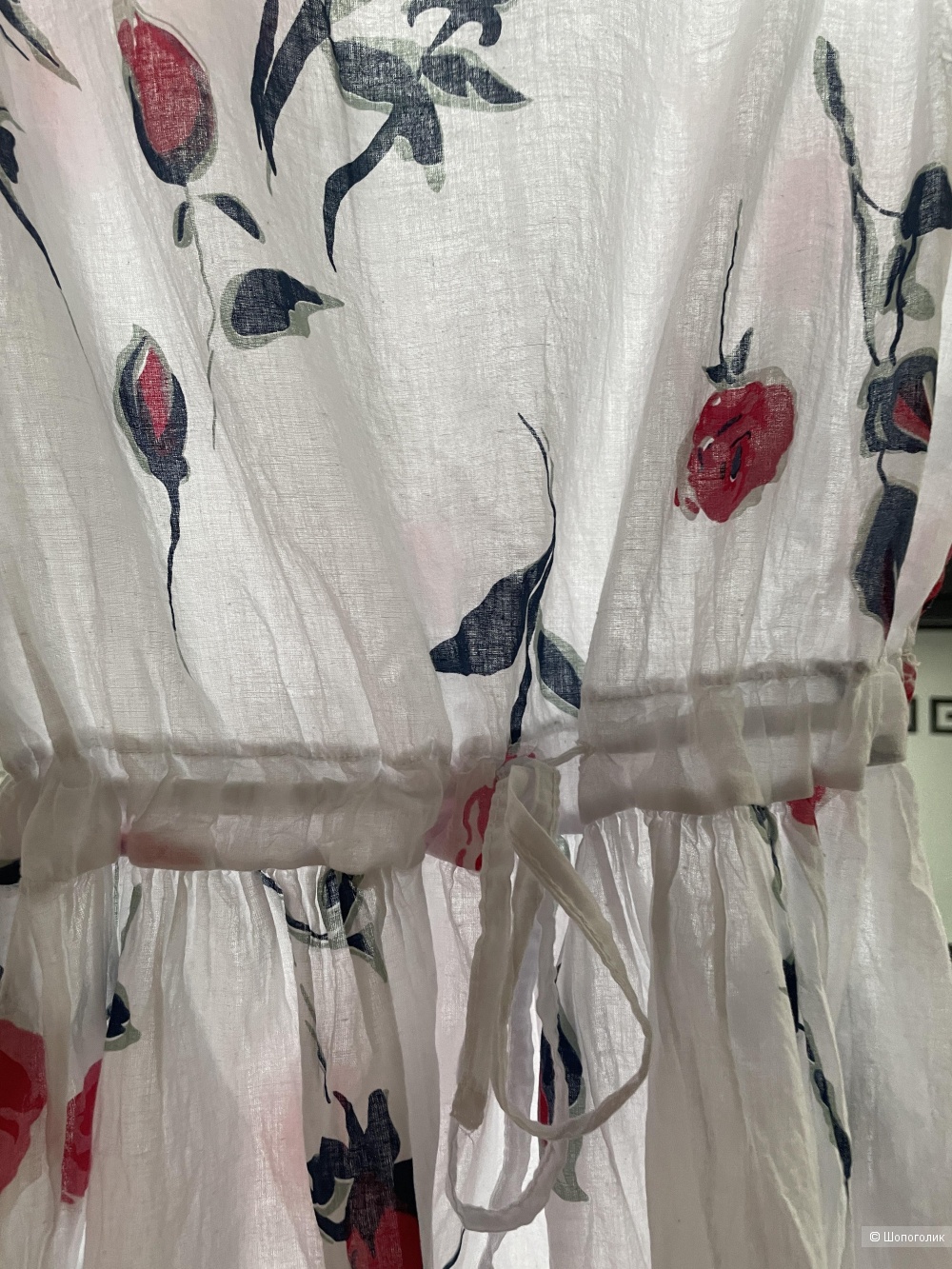 Платье сарафан  cotton Flowers italy,42-52
