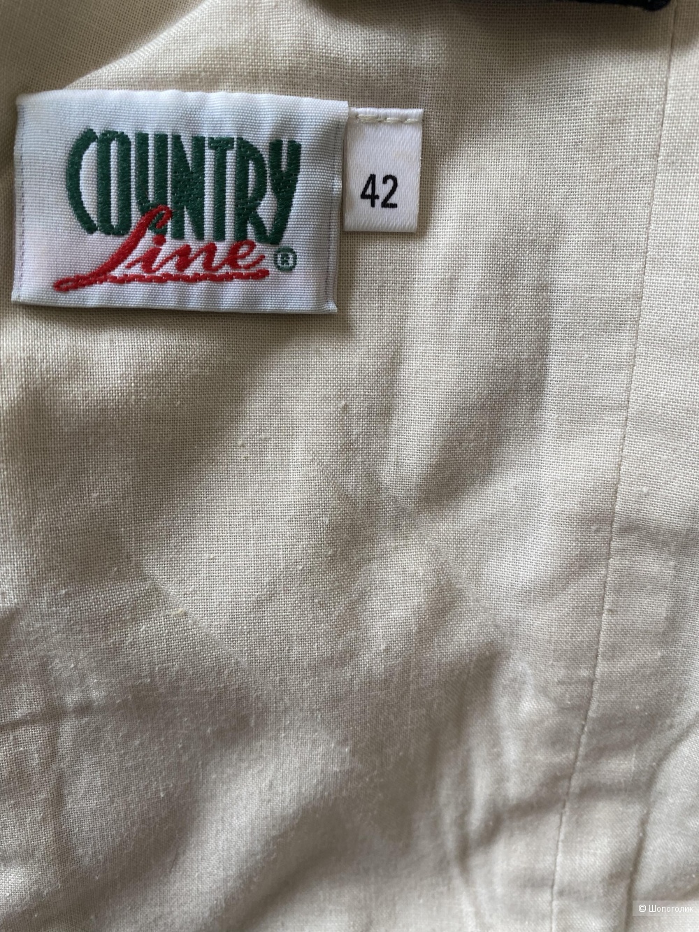 Льняное платье Country line 48