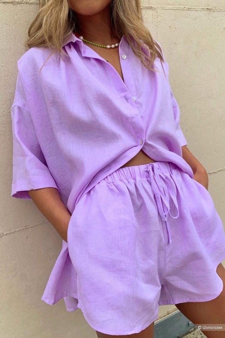 Костюм рубашка/шорты Summer vibes,42-44