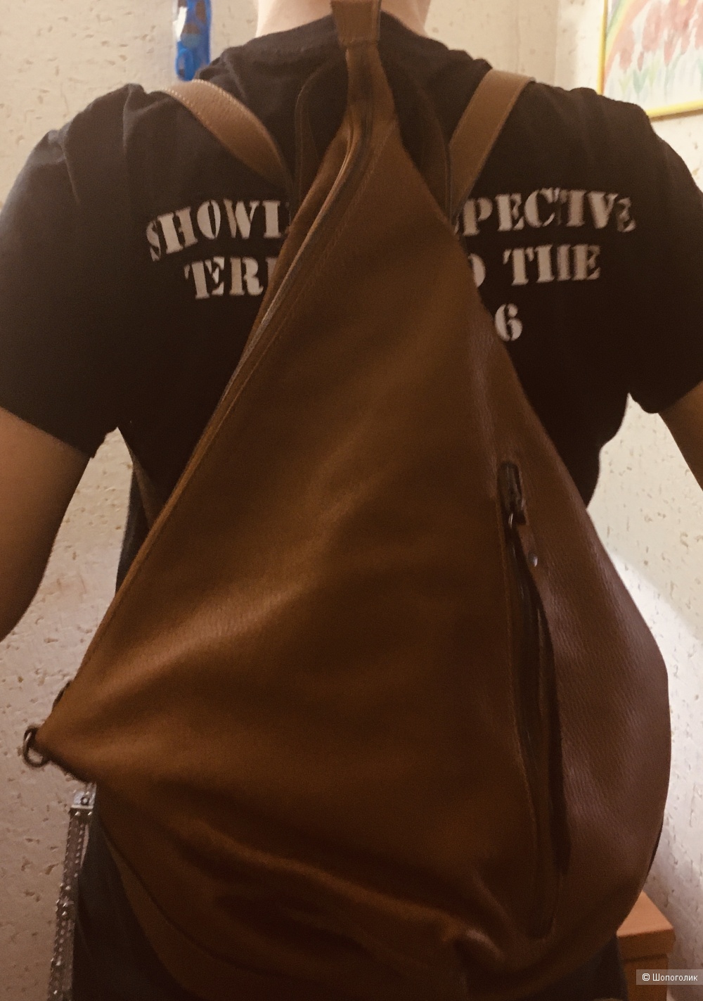 Кожаный рюкзак Carla Ferreri