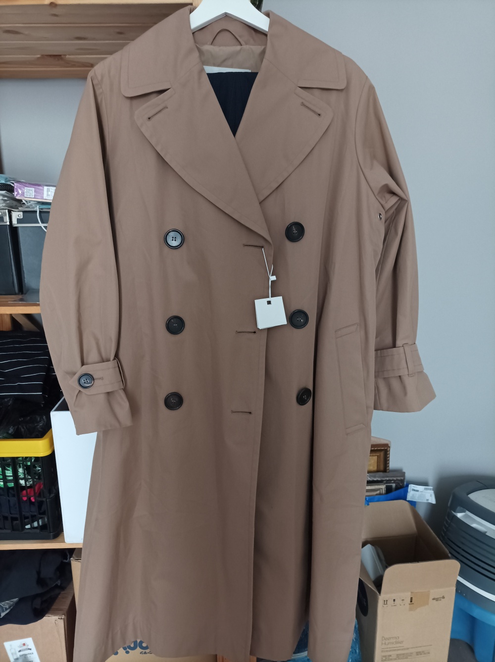 Тренч Max Mara cube, размер it 38