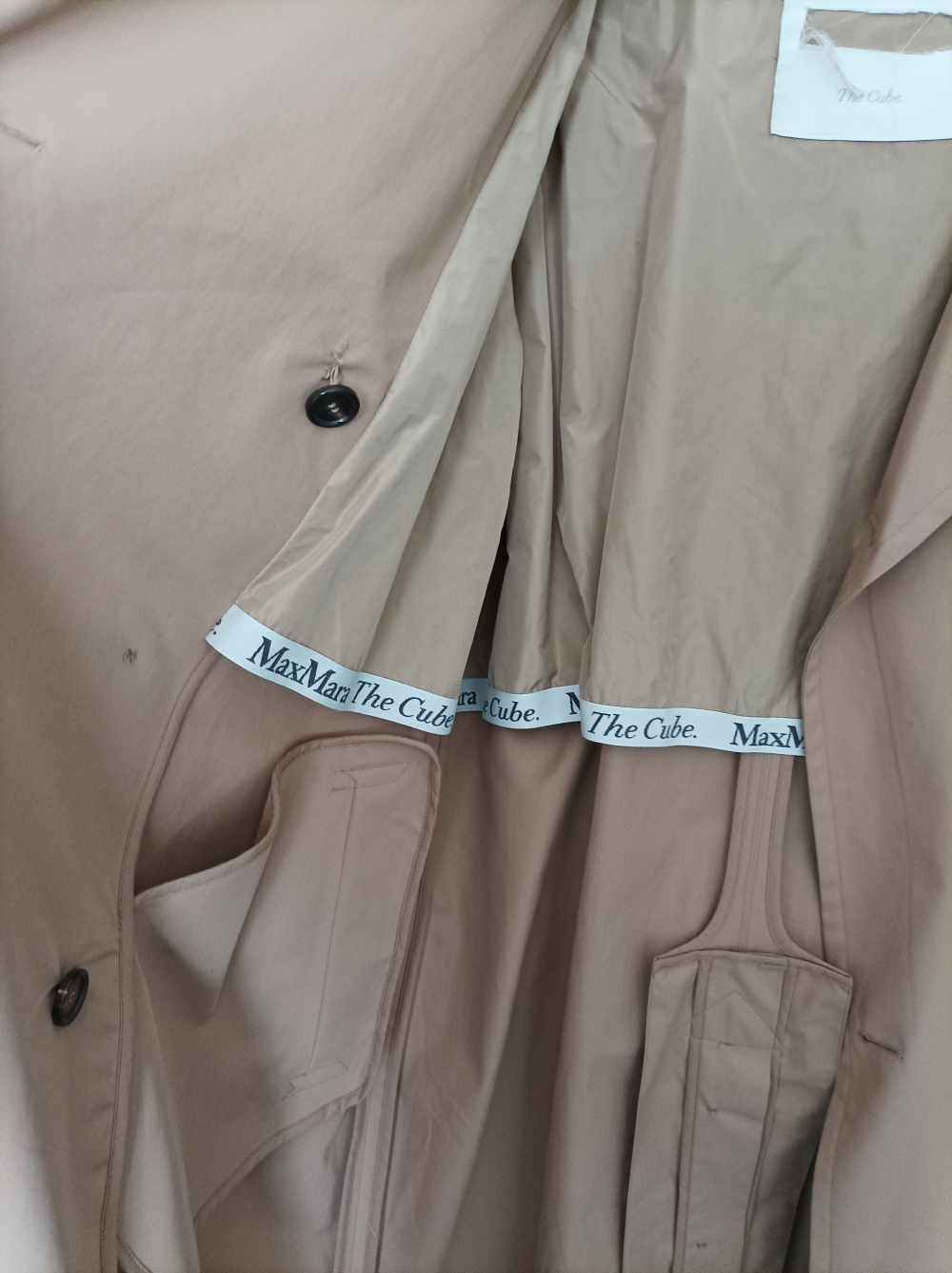 Тренч Max Mara cube, размер it 38