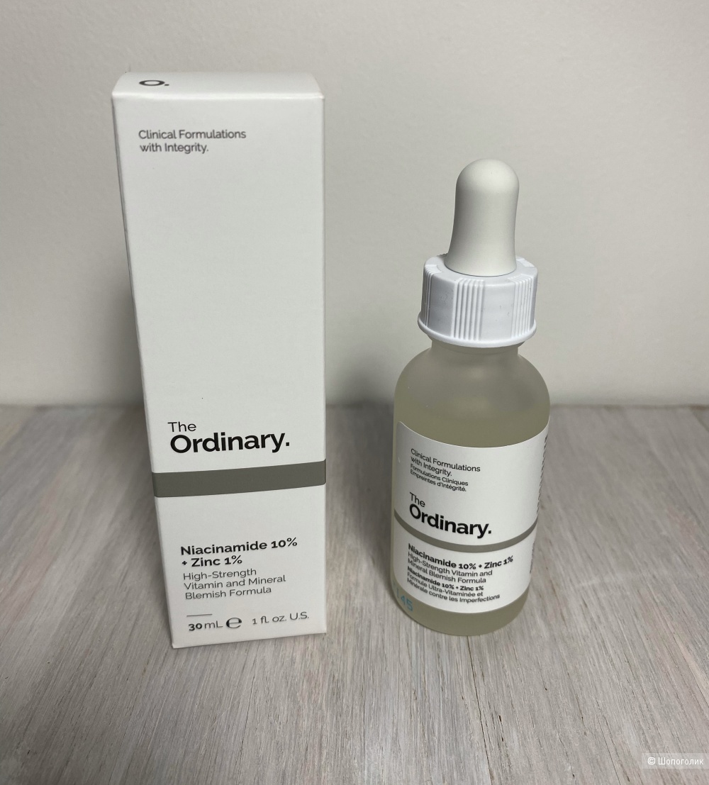 Сыворотка для лица The Ordinary Niacinamide 10% + Zinc 1%