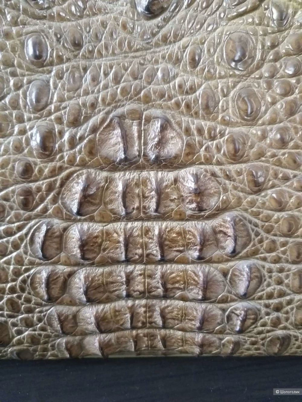 Сумка из кожи крокодила,  размер 35*27*11