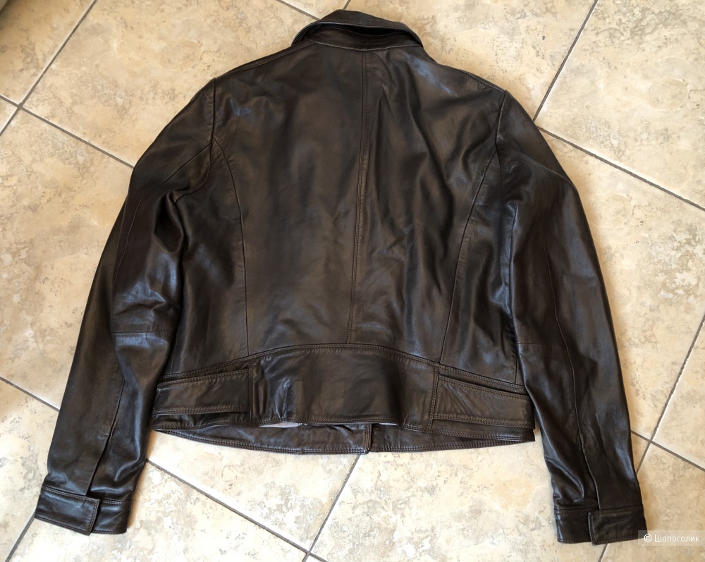 Кожаная куртка-косуха Massimo Dutti, размер XL (на российский 48-50)