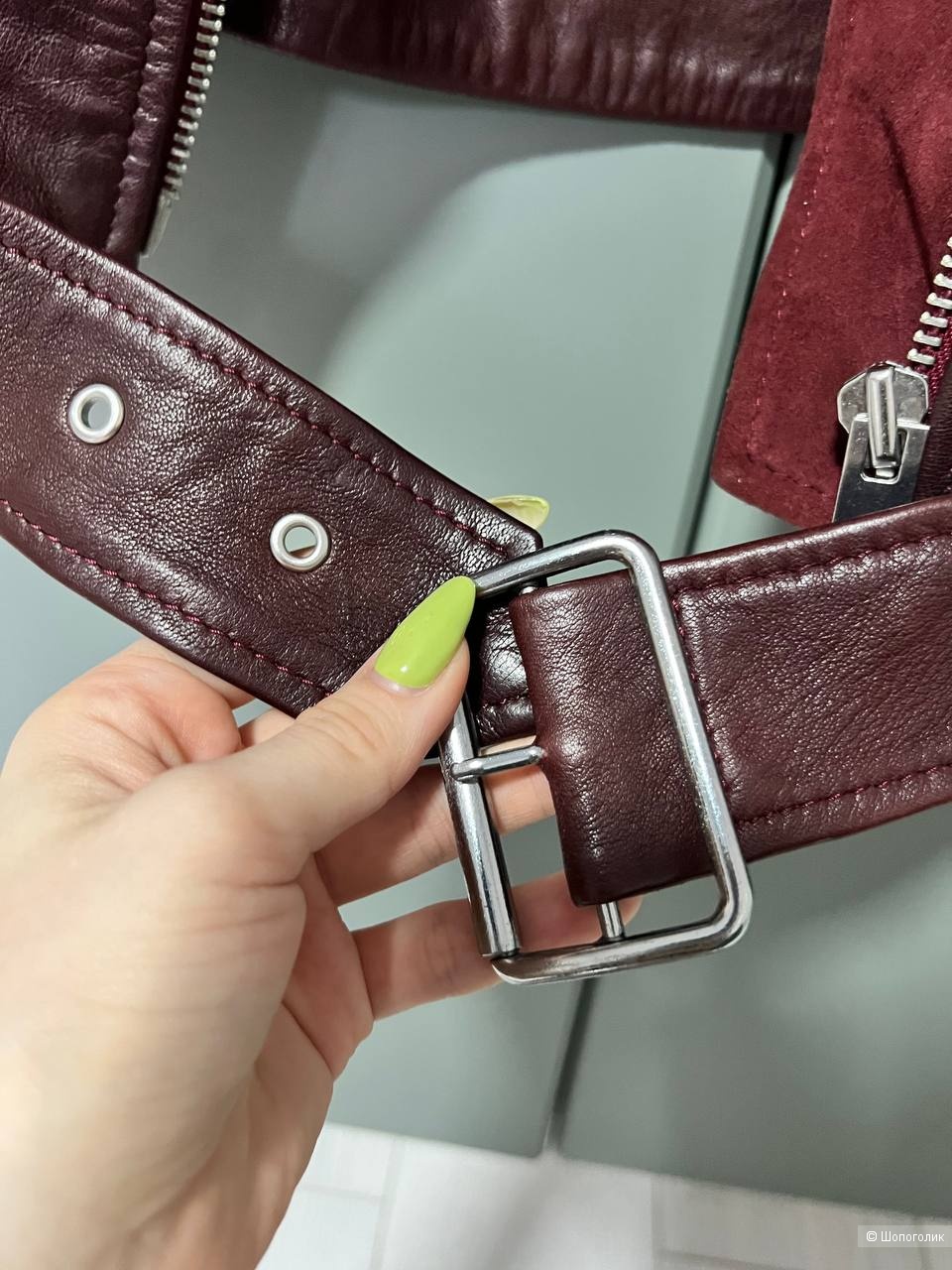 DIESEL куртка кожаная /косуха. р. S