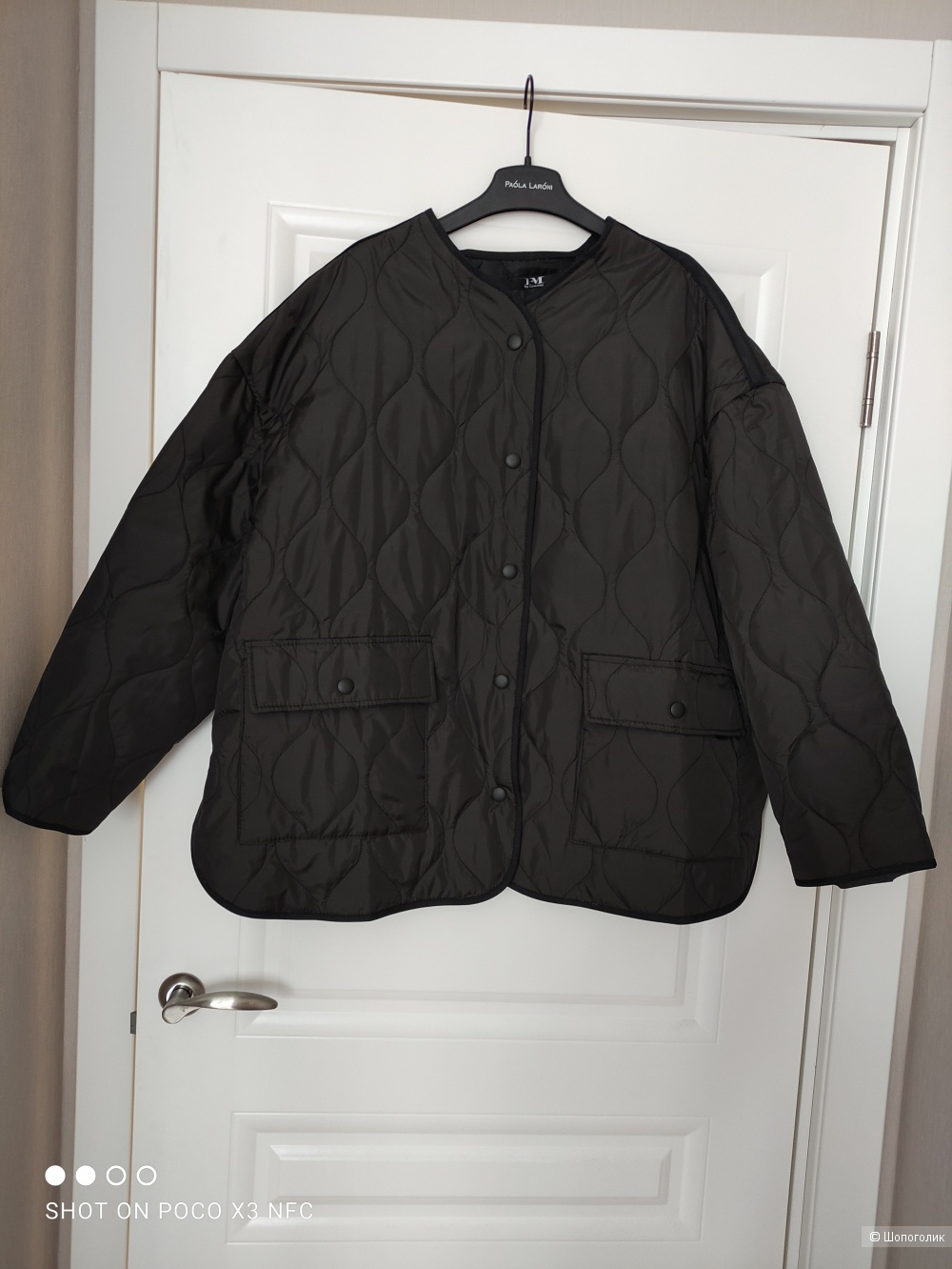 Куртка жакет FRANKIE black, oversize