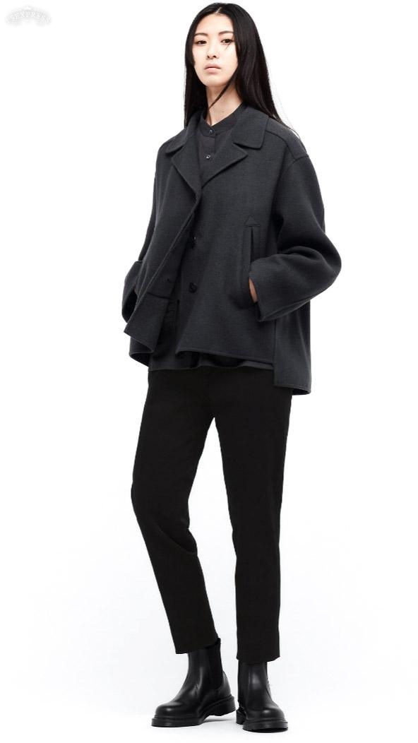 Куртка-рубашка оверсайз Jil Sander Uniglo +J черная XL