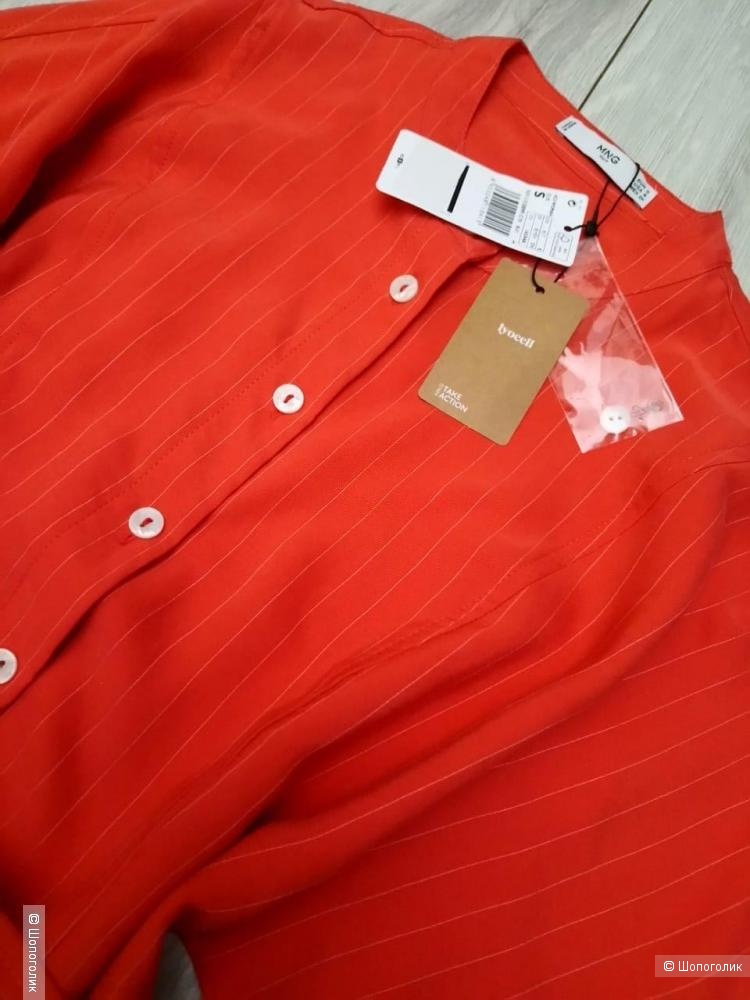 Платье-рубашка из лиоцелла mango, размер S