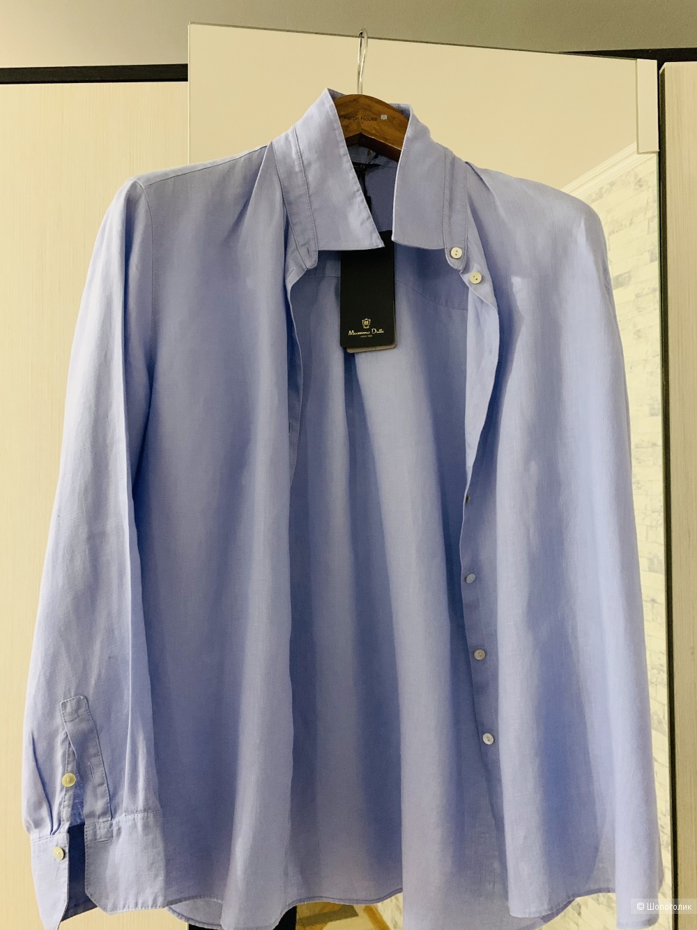 Рубашка льняная Massimo Dutti, 46-50