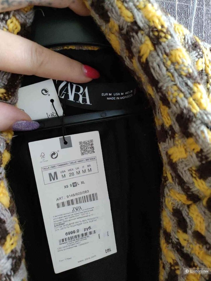 Zara пиджак М новый