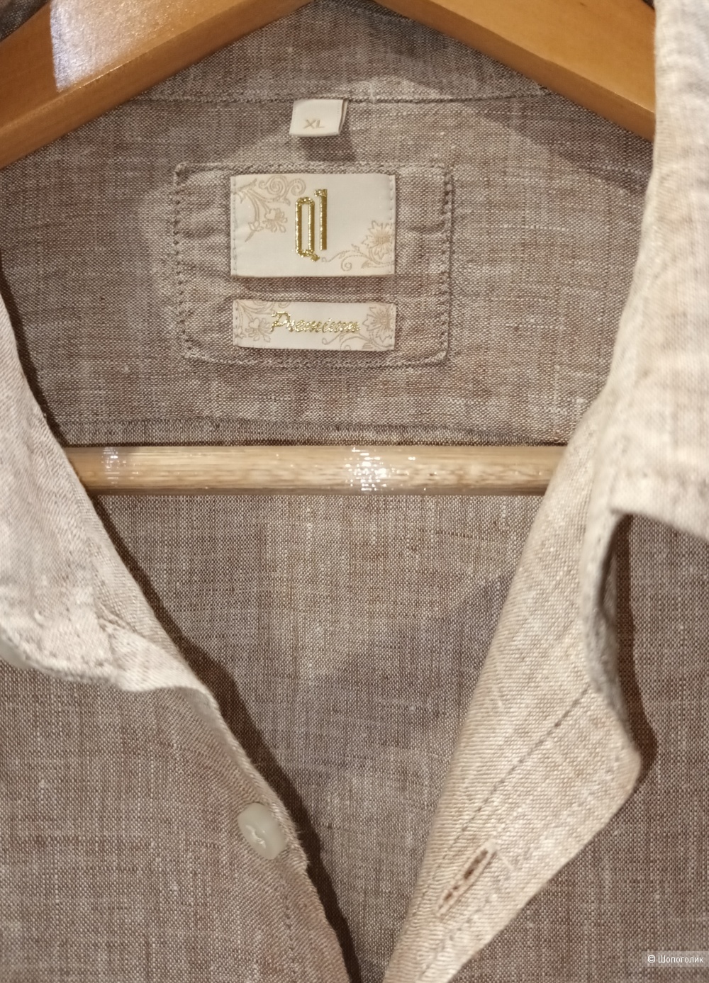 Льняная рубашка Premium Linen/L-XL