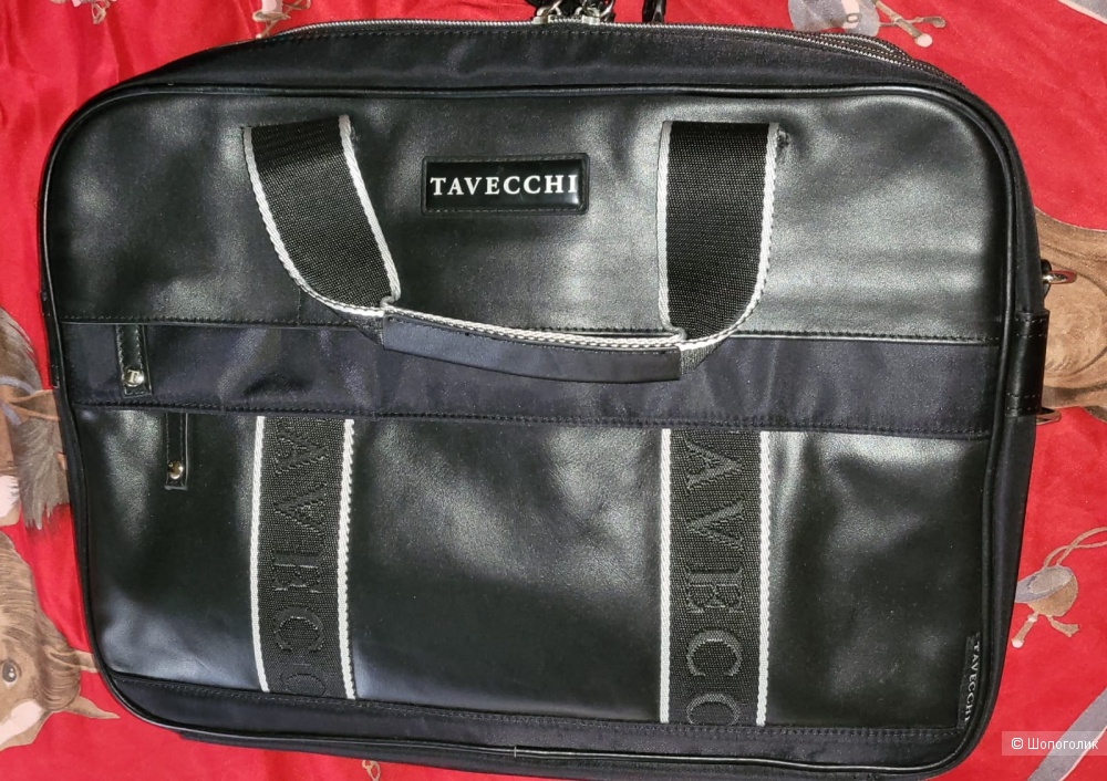 Кожаная сумка Tavecchi Milano, 37 на 27 см.