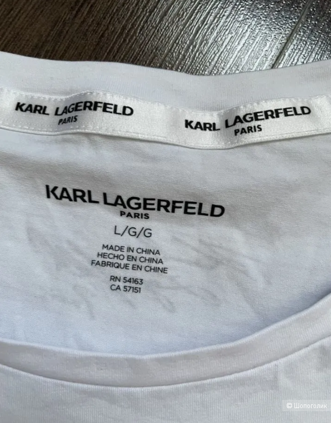 Футболка Karl lagerfeld размер 46-48(L)