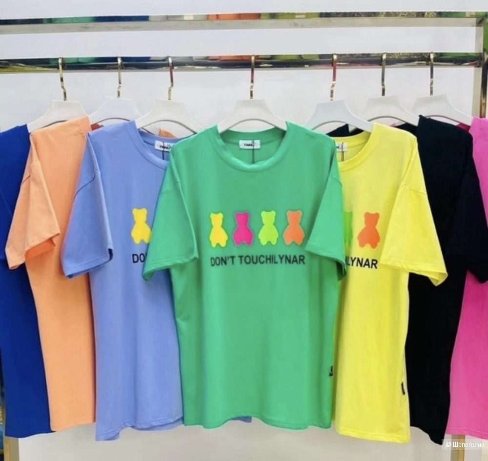 Футболка под Moschino, oversize