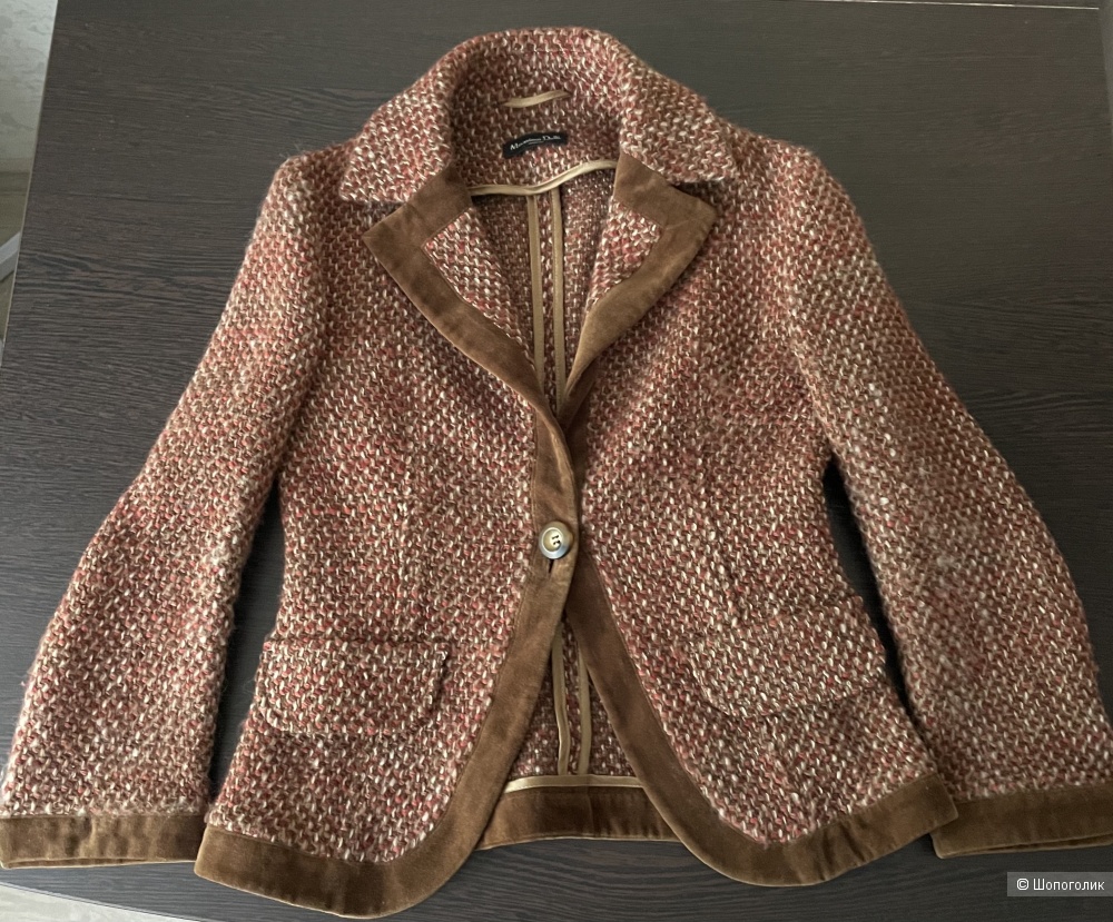 Шерстяной пиджак Massimo Dutti, размер 36