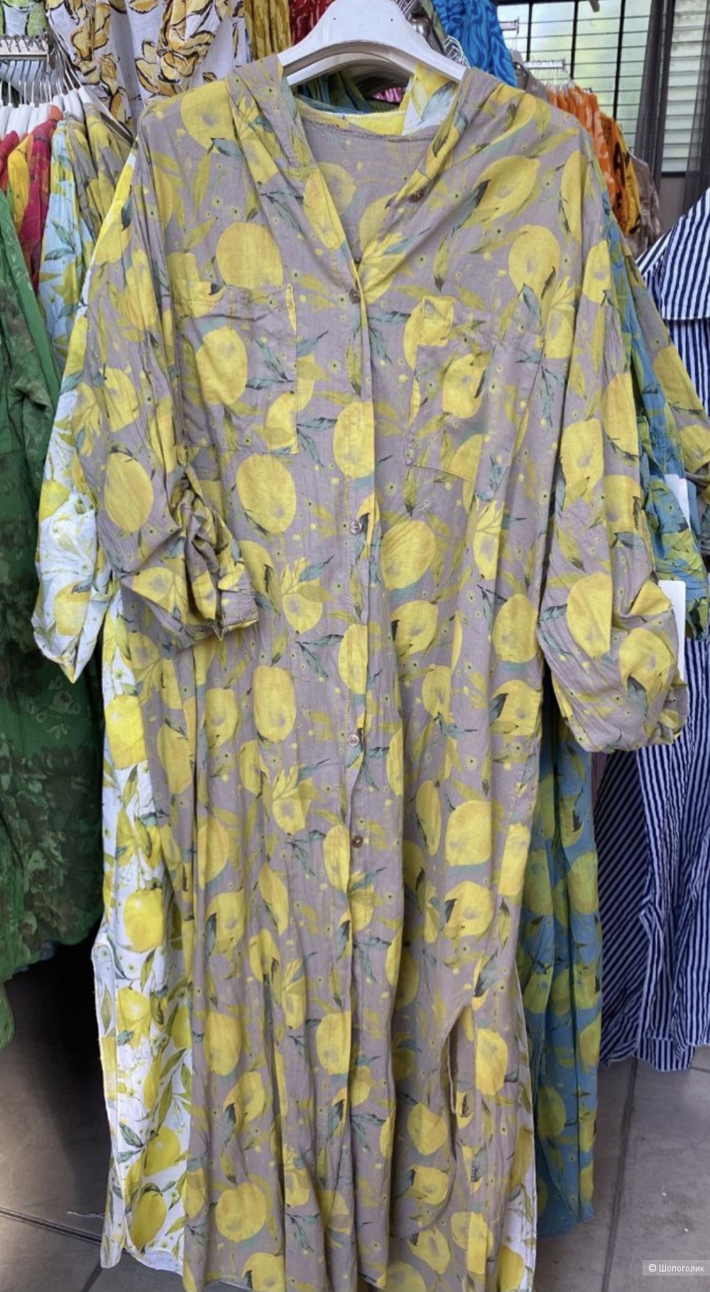 Платье рубашка Lemoni, one size