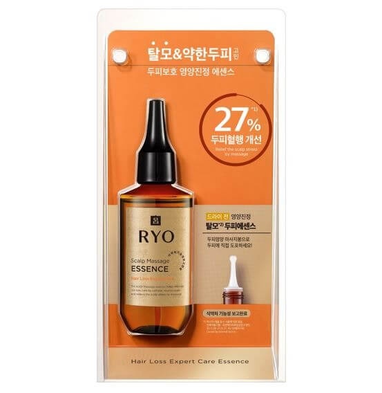 Ryo Scalp Massage Essence Массажная эссенция для кожи головы против выпадения волос, 80мл