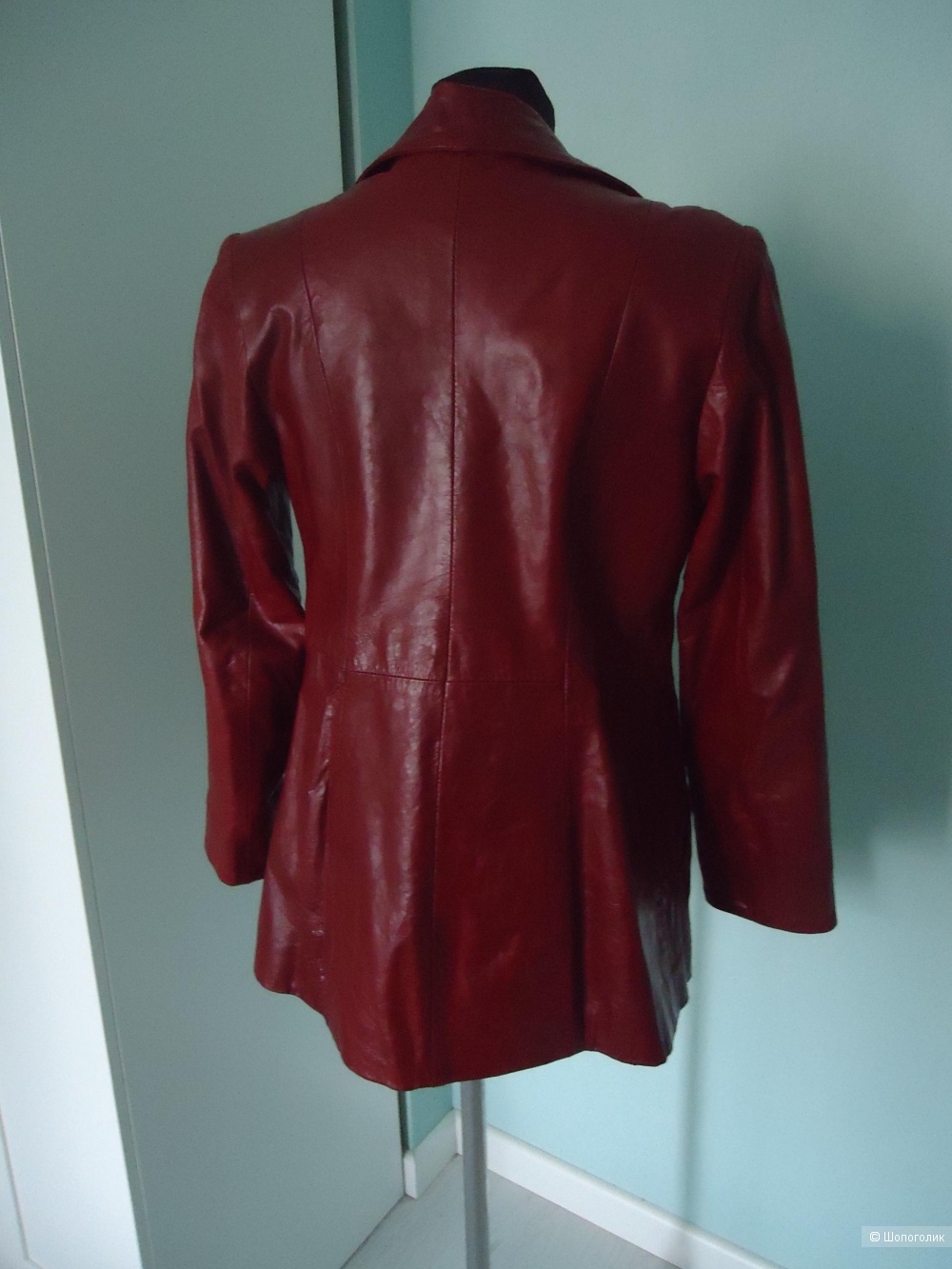 Куртка-пиджак кожаная 40р