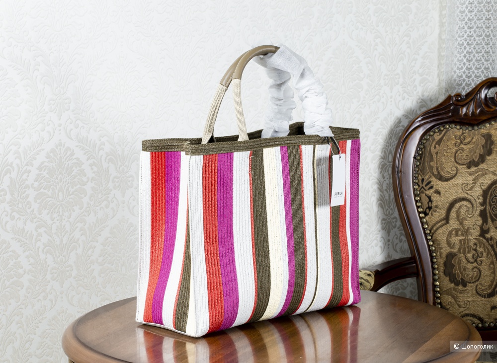 Сумка-шоппер женская, - Furla "Opportunity", large