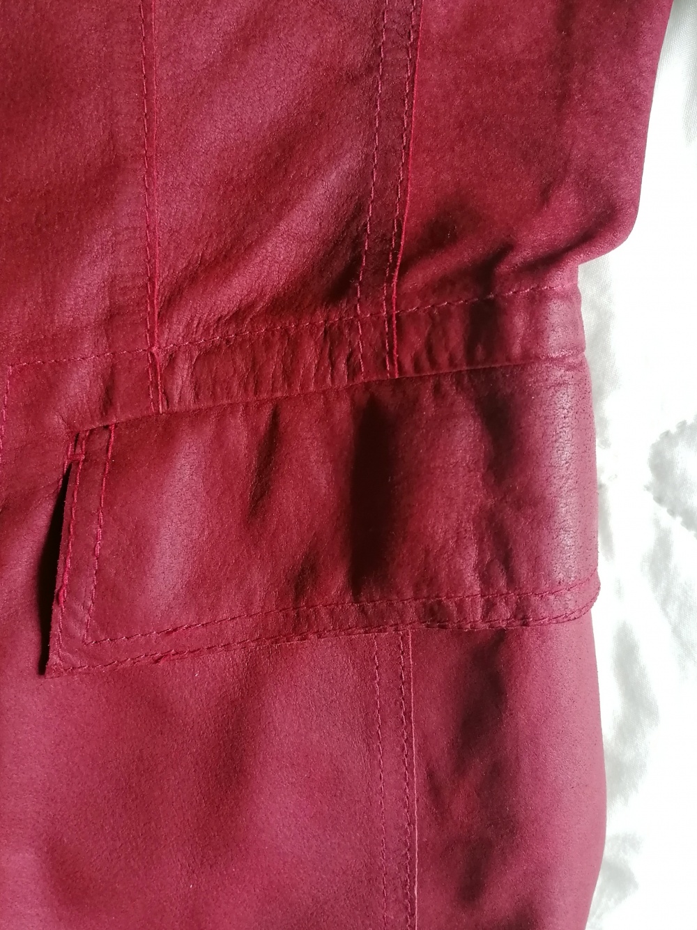 Кожаный пиджак куртка Strenesse размер 44-46