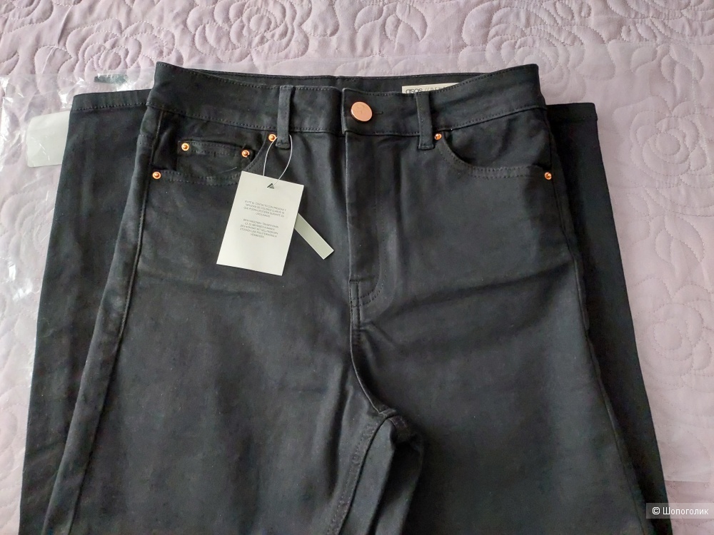 Черные джинсы скинни ASOS DESIGN Ridley, W28 L32