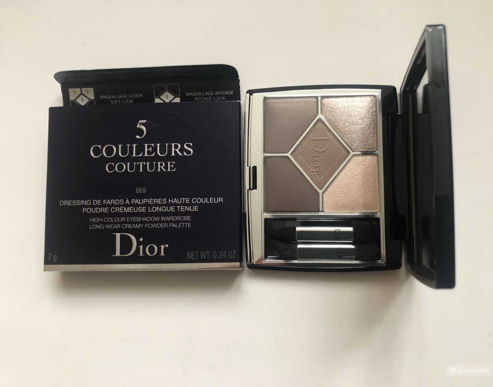 Тени Dior 5 Couleurs Couture 669 Soft Cashmere