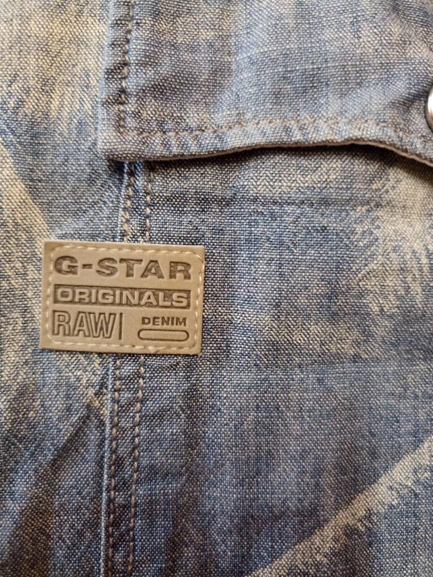 Джинсовая рубашка G Star RAW , р XL  на наш 50/52