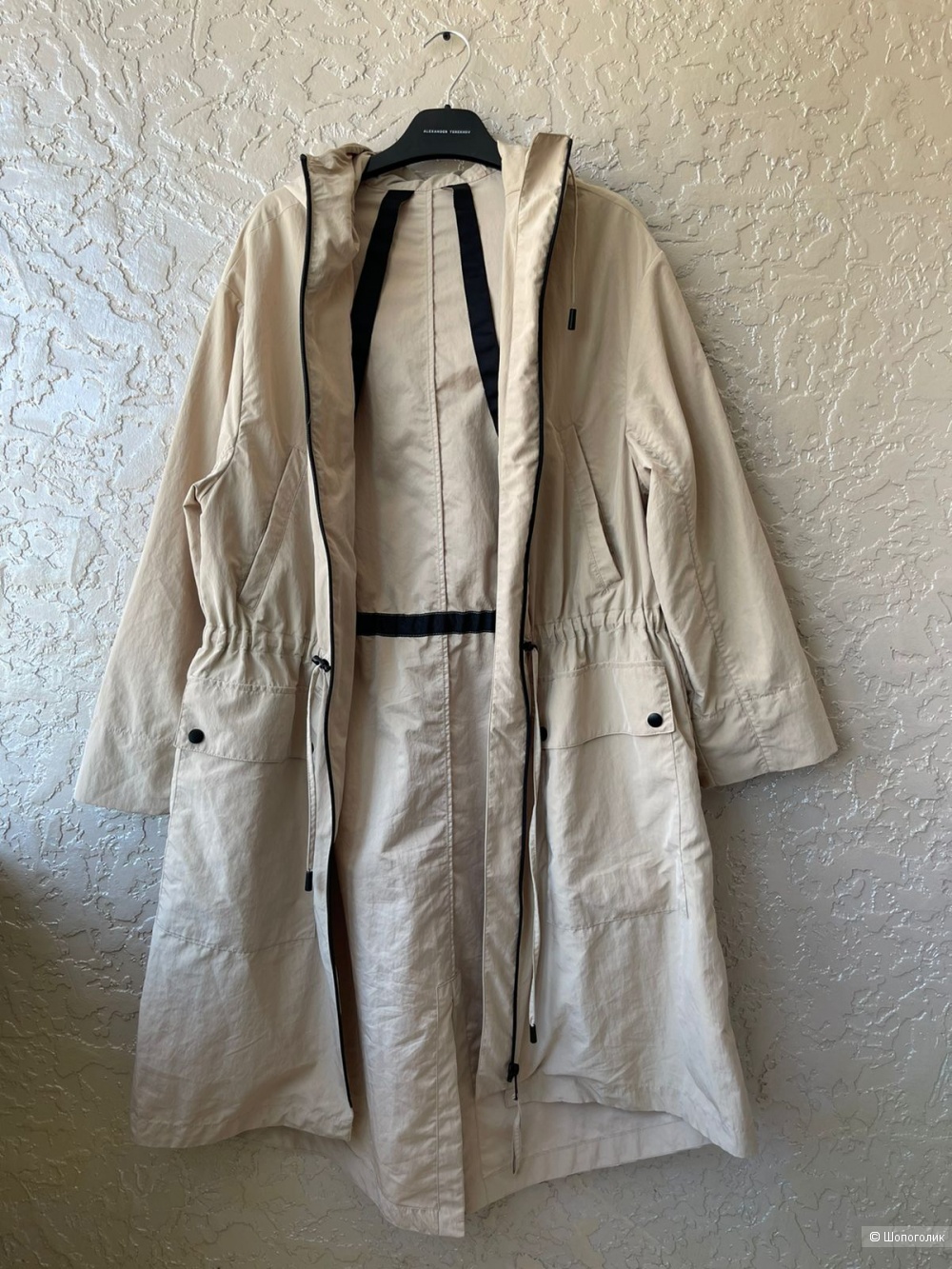Zara тренч XS