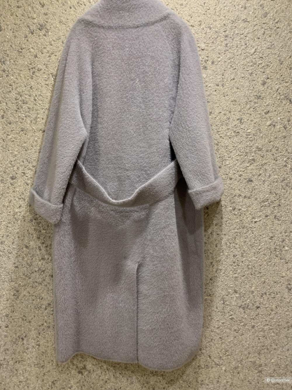 Пальто вязанное «жемчужная норка» one size