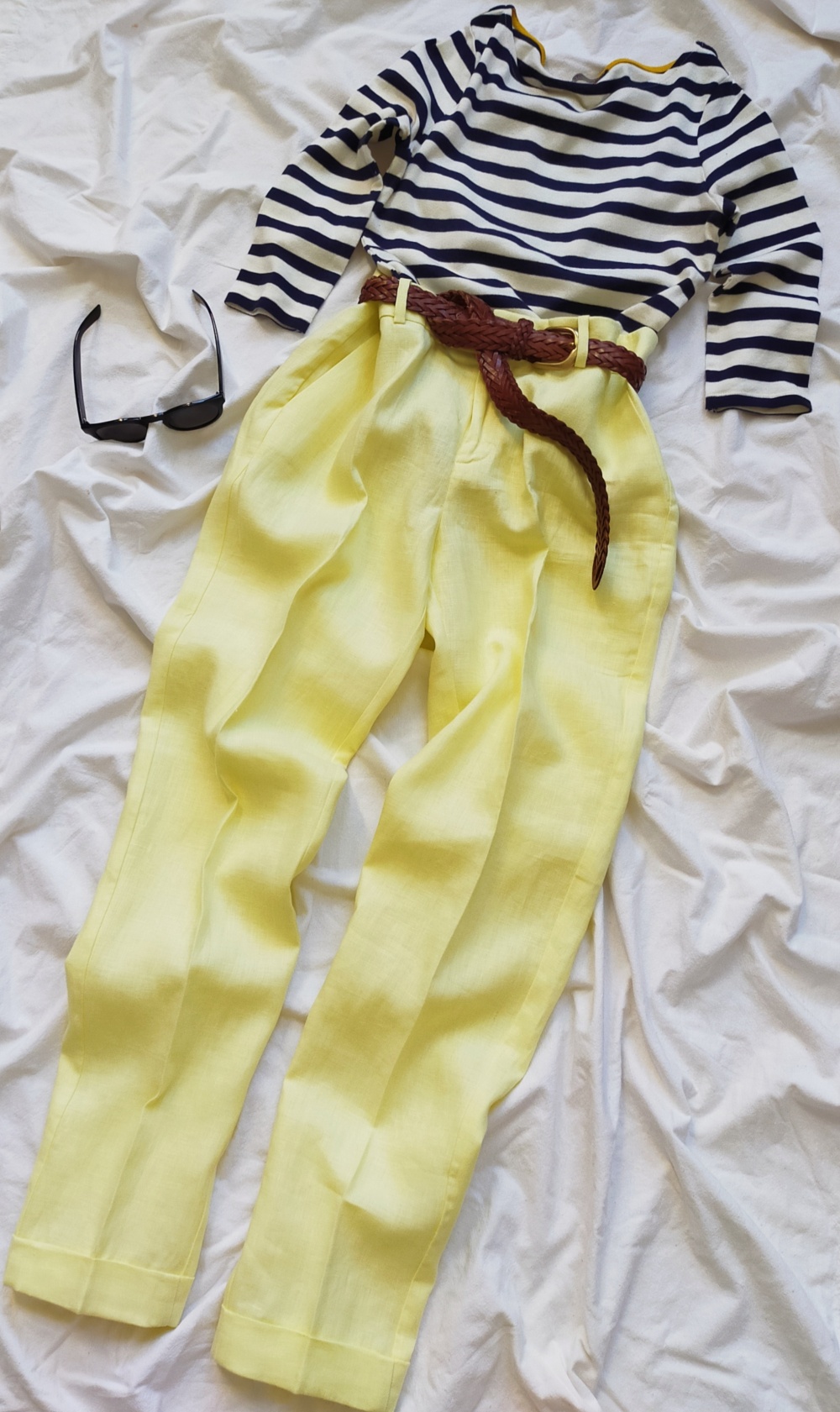 Льняные брюки Mango размер 36