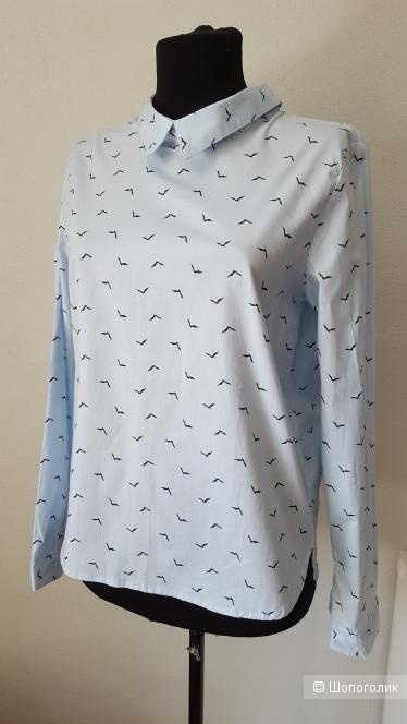 Блузка- рубашка QIANZHIDU, размер 44-46
