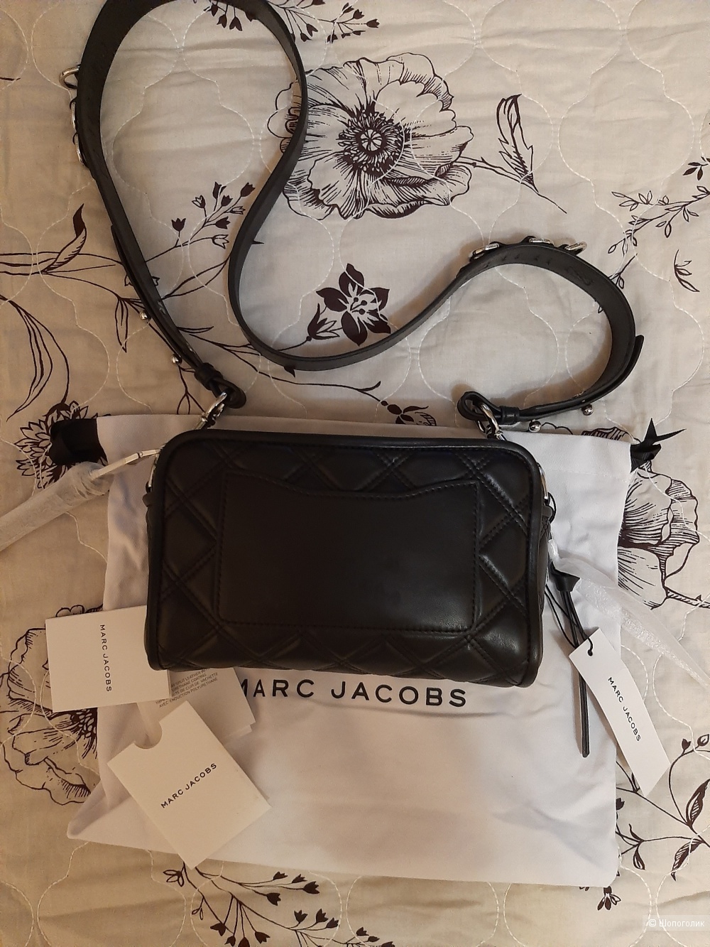 Сумка Marc Jacobs The Quilted Softshot 21 Black