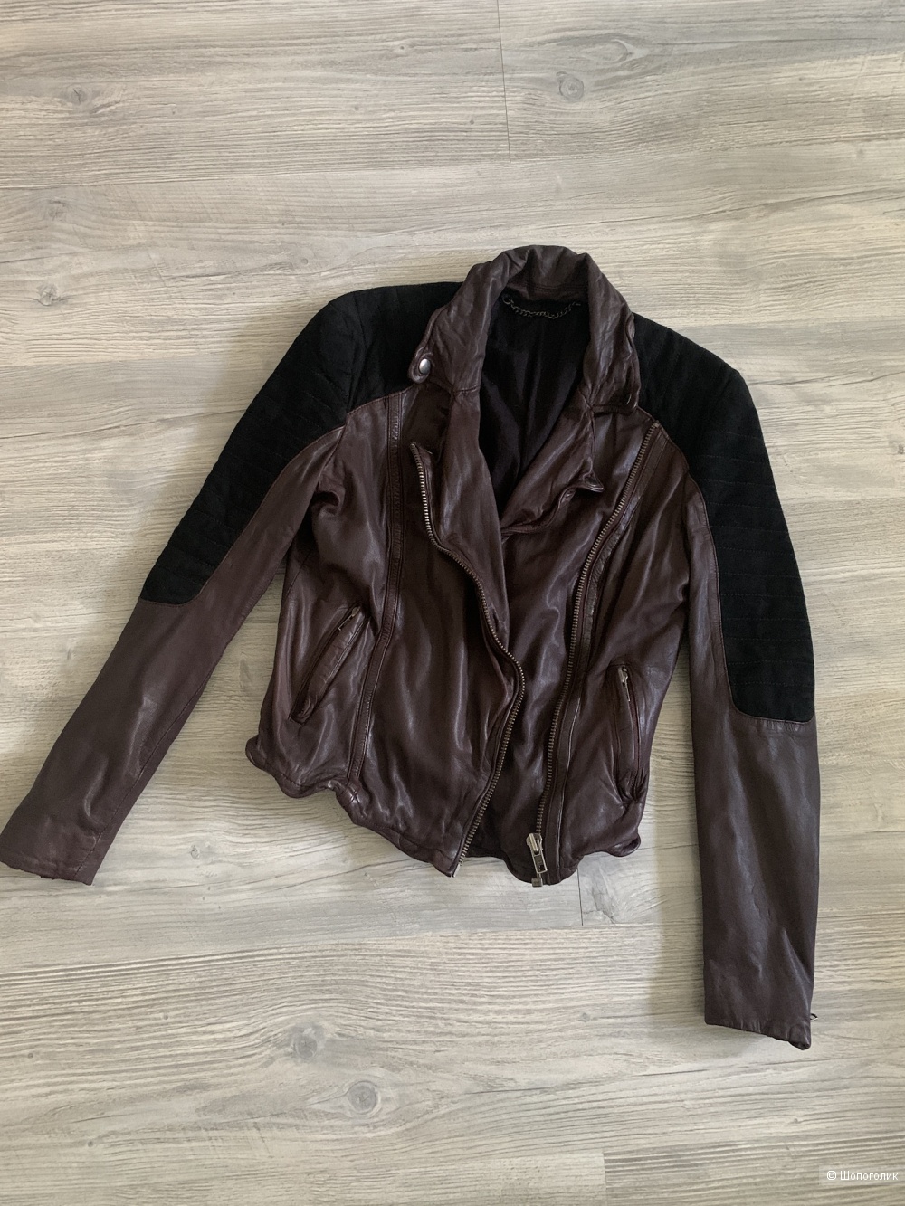 Куртка кожаная Muubaa Xera Moto, р.10 UK