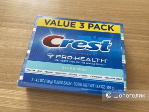 Зубная паста Crest упаковка 3 шт.