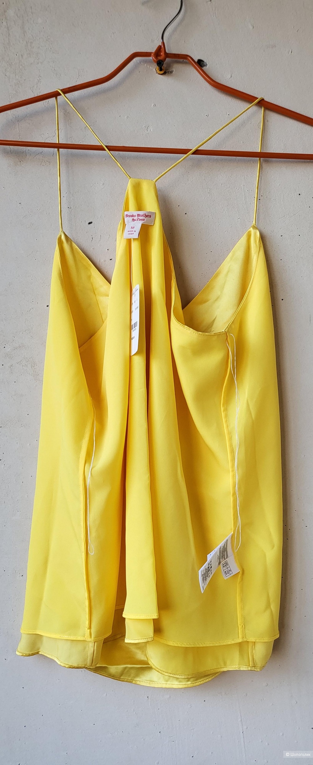 Шелковый топ Brooks Brothers , М