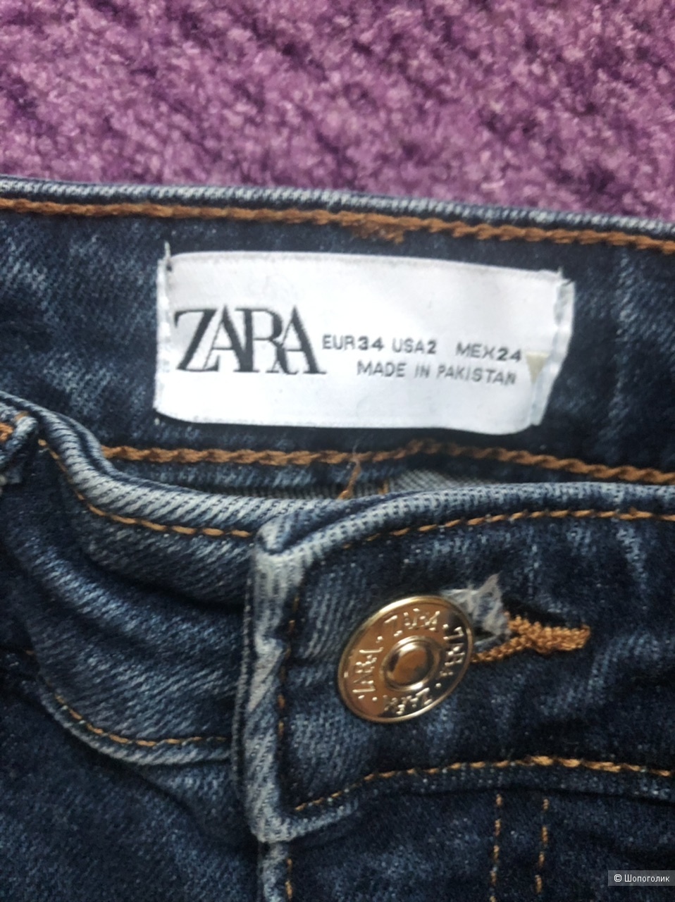 Джинсы Zara размер 34